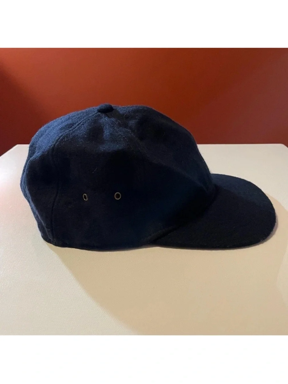 J Crew Men’s Oarsman Navy Wool Blend Ventilated Outdoor Gorpcore Hat Cap